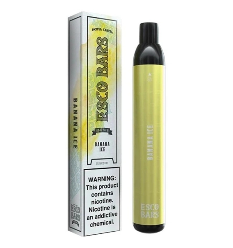 China Wholesale Esco Bars 2500 Puff 6ml E-Liquid Capacity 1000mAh Battery 20 Flavors Disposable Vape Pod - China Vape Pen, Disposable E Cigarettes
