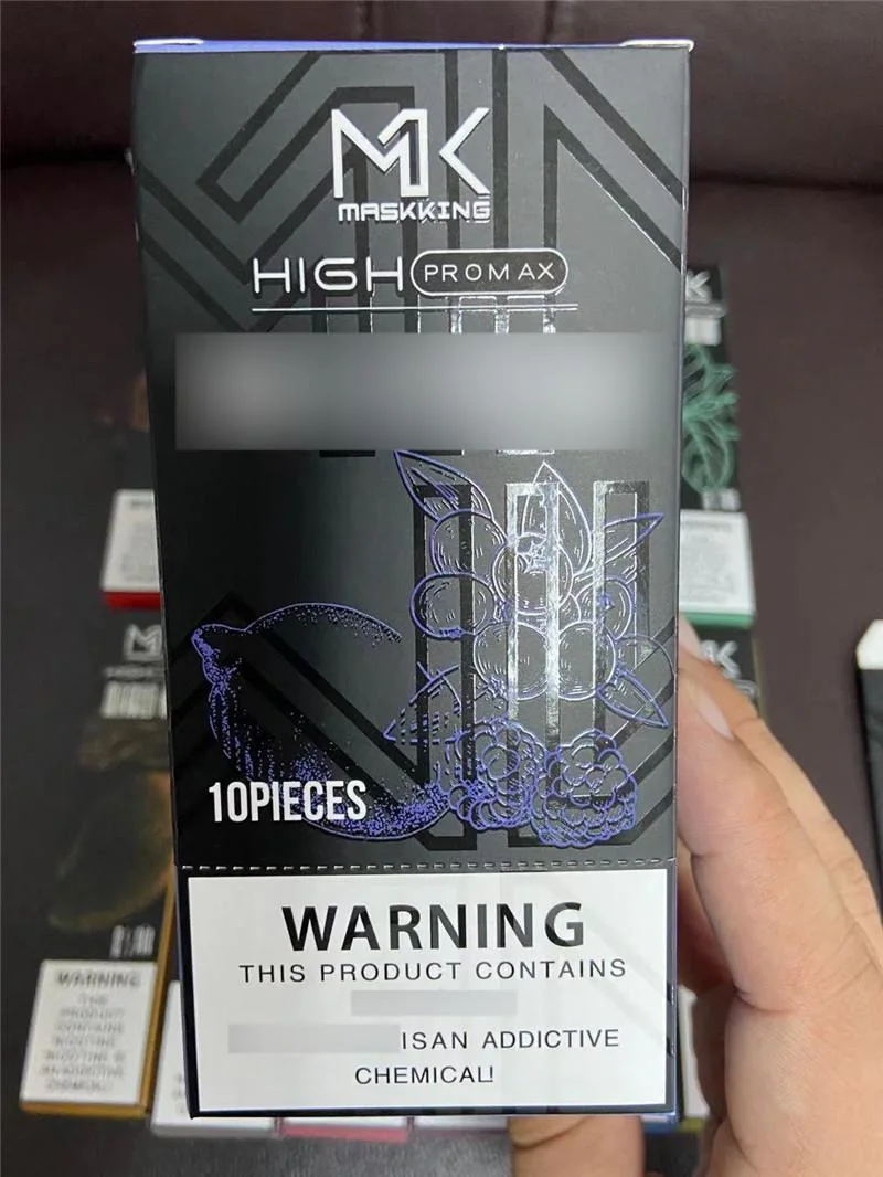 Masking High PRO Max Disposable Vape Electronic Cigarettes 1500 Puffs 4.5ml Cartridge Ready to Use Transparent Mouthpiece Bang XXL Mask