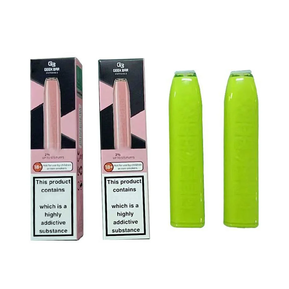 Wholesale Vape Pen Disposable E Cigarettes 575 Puffs Vape Pen 2.4ml Prefilled Pods Cartridge 500mAh Battery Starter Geek. Bar
