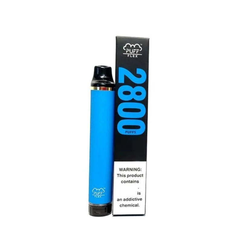 Disposable Vape Pen Pod Puff Flex 2800 Puffs E-Cigarette Device 800 1600 2000 Puffs Prefilled Cartridge