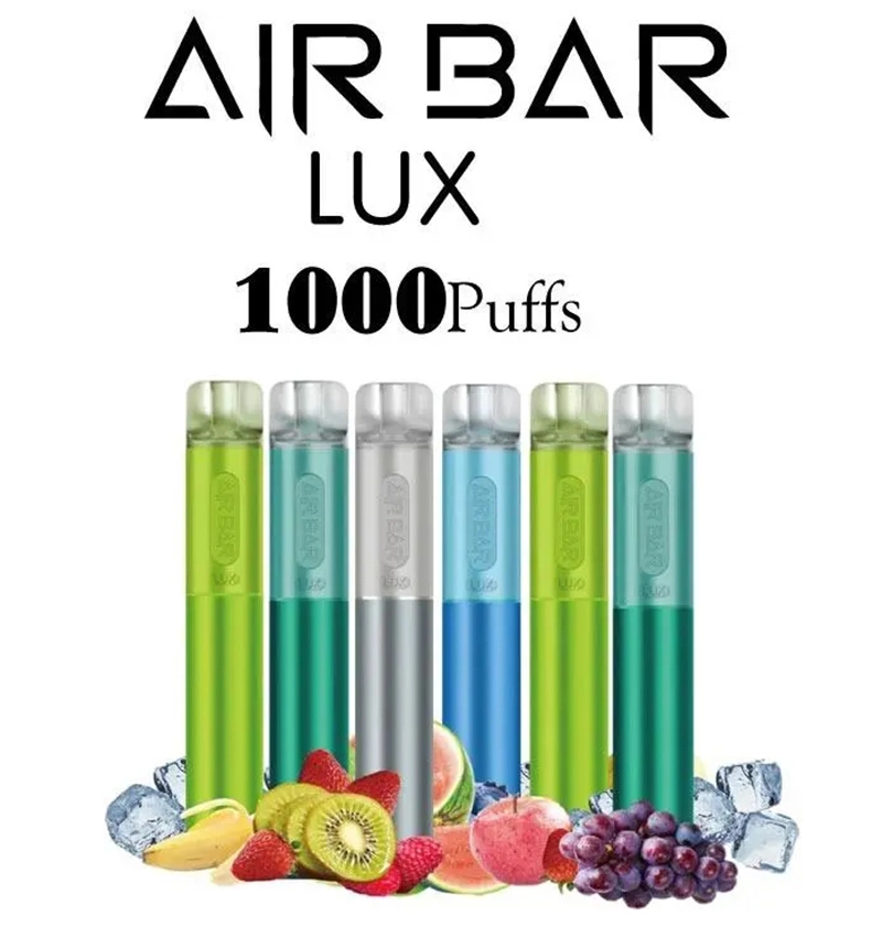 Pre-Filled 15 Flavors Disposable Vape Air. Bar Lux Suitable for Different Groups
