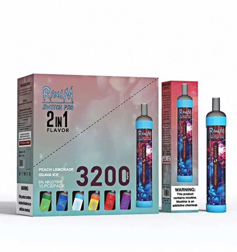 Original Wholesale Puff Plus Bar Randm Switch PRO (RGB light) -Rechargeable Disposable Vape Pen E-Cigarette