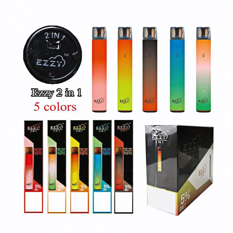 Ezzy 2 in 1 2000puffs Disposable Device Vape Pen (Watermelon Cherry&Pineapple Grape) Pictures & Photosezzy 2 in 1 2000puffs Disposable Device Vape Pen (Waterm