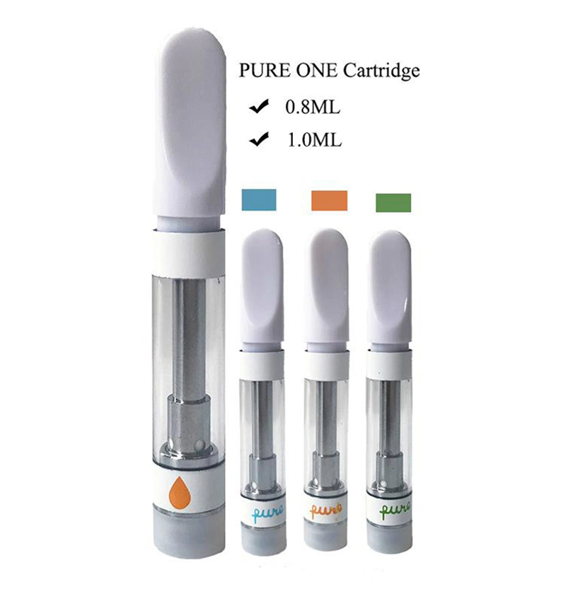 Hot Sell Customize Cartridge Empty Atomizer 0.8ml with 510 Thread Cbcd Cartridge Packaging