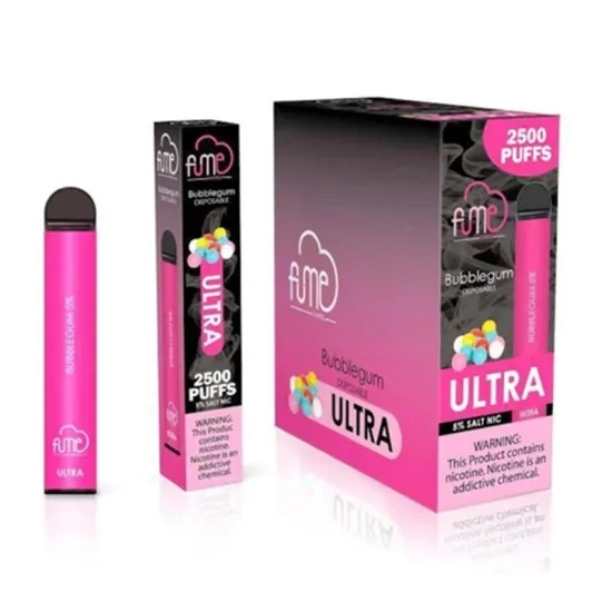 USA Popular Customized Brand /OEM Brand Pre-Filled 9ml 850mAh Battery Cartridge Fume Ultra 2500 Puffs Disposable Vaporizer Price
