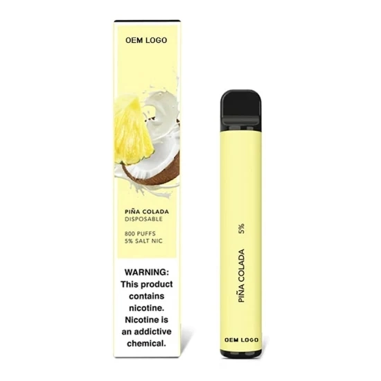 Wholesale E Cigarette Hot Selling Customized Logo /OEM Logo Disposable Vape Pen Pod 2ml 800 Puffs Puff Plus Wholesale I Vape E-Cig