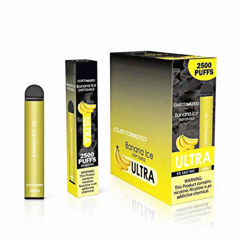 Disposable Device 5% Salt Nicotine Vape Pen Electronic Cigarette Fume Ultra 2500 Mint Ice