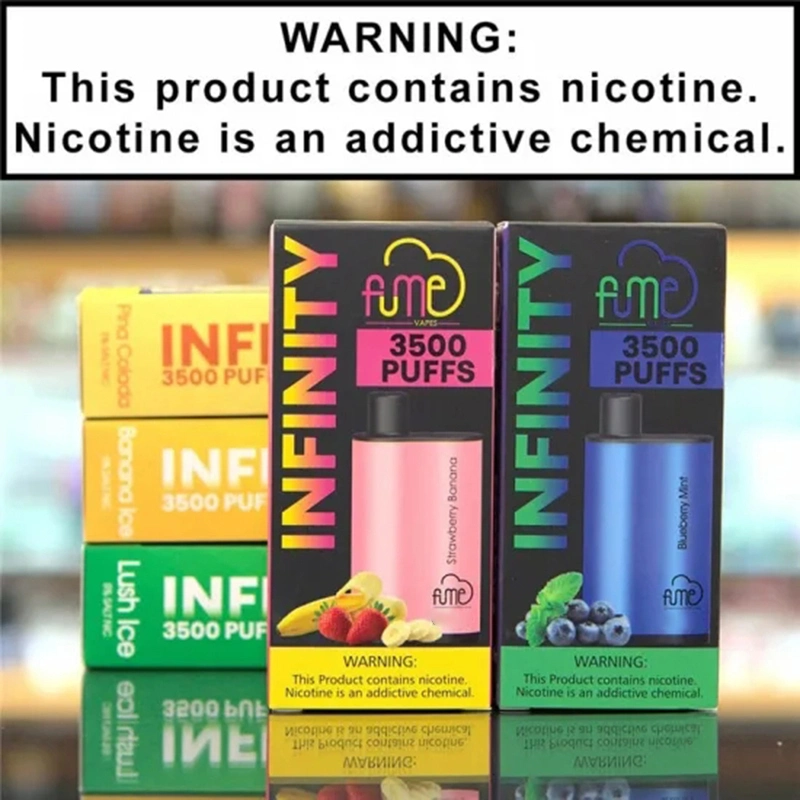 Hot Sale Fruit Flavors Fume Infinity 3500 Puff Bar Disposable Vape Wholesale Electronic Cigarette E-Cigarette Vaporizer 3500 Puffs