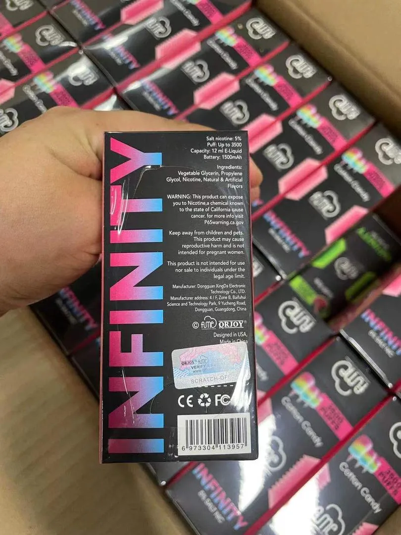 Factory OEM High Quality Fruit Flavors Fume Infinity Disposable Vape 3500 Puff Bar E Cigarette Disposable Wholesale Vape