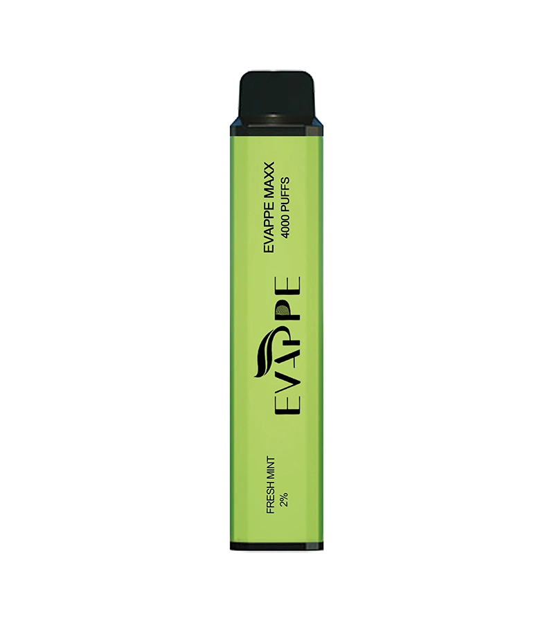 High Capacity Disposable Vape Pod Hipster Evappe Maxx 4000 Puffs 2% 5% Salt Nic Electronic Cigarette