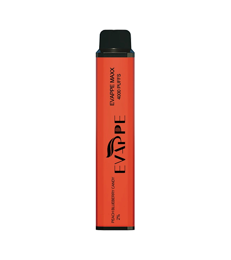 High Capacity Disposable Vape Pod Hipster Evappe Maxx 4000 Puffs 2% 5% Salt Nic Electronic Cigarette