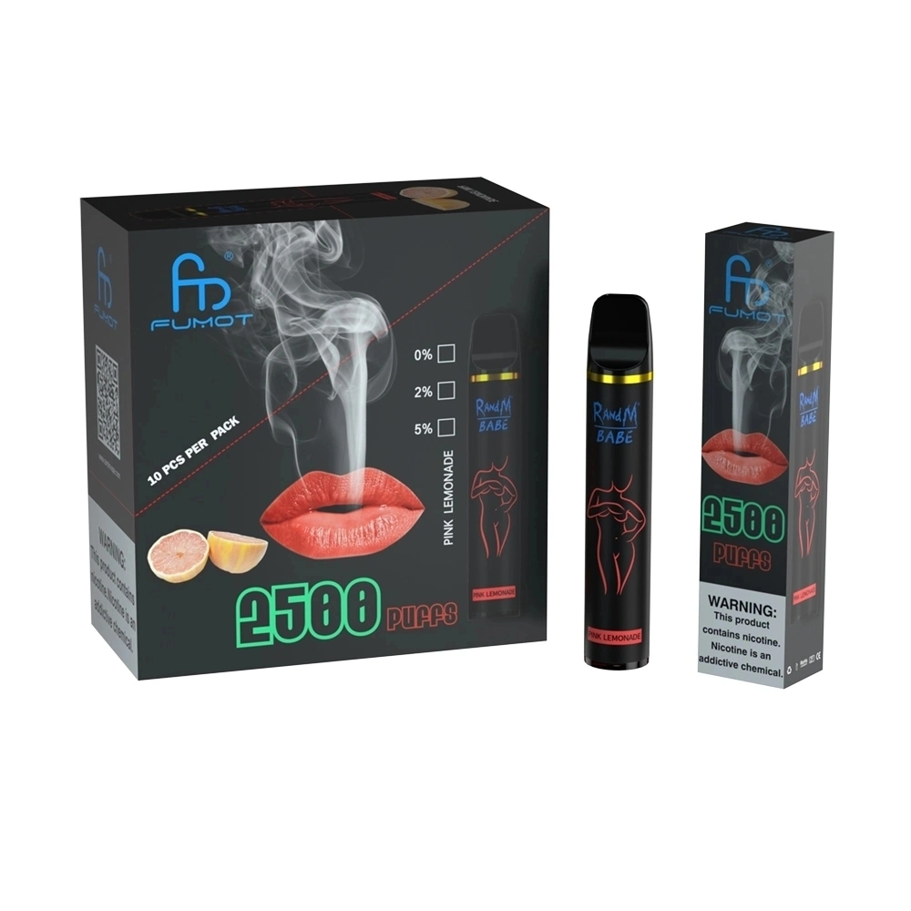 Wholesale Disposable Electronic Cigarette Bar Over 2000 Puffs Vape Pen Randm Babe 2500 Puffs